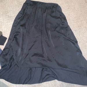 Aritzia - Vintage Silk High-Low Skirt